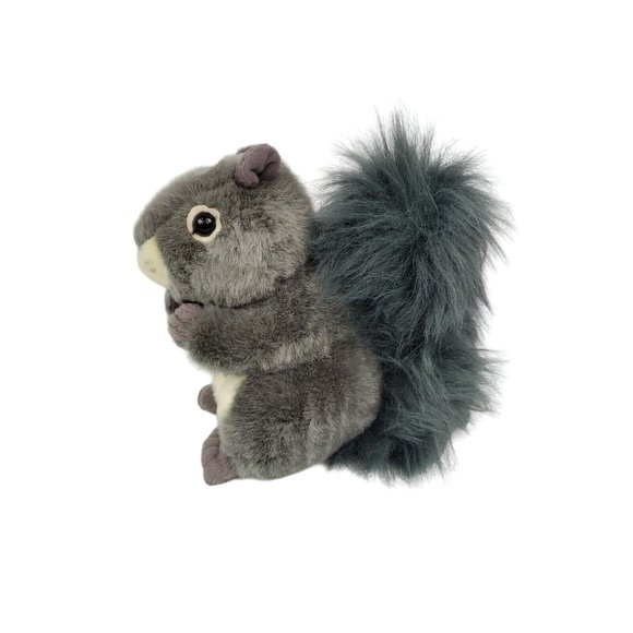 Aurora World Vintage Squirrel Plush Stuffed Animal Toy 9 Inch Gray Realistic - Picture 2 of 12